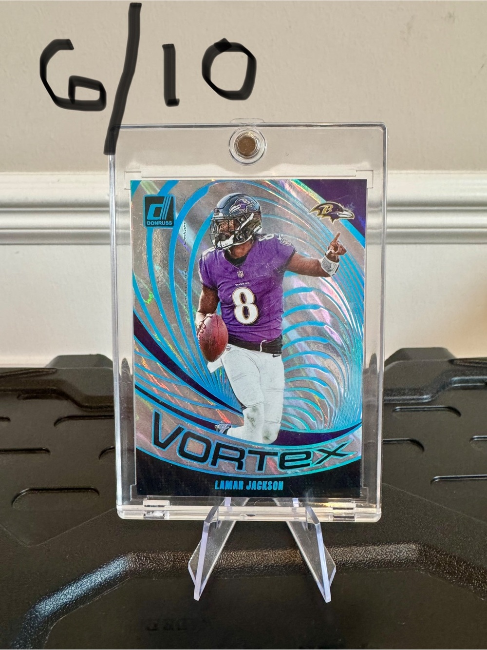 🔥 2024 Lamar Jackson Panini Donruss Vortex /10 #ravens